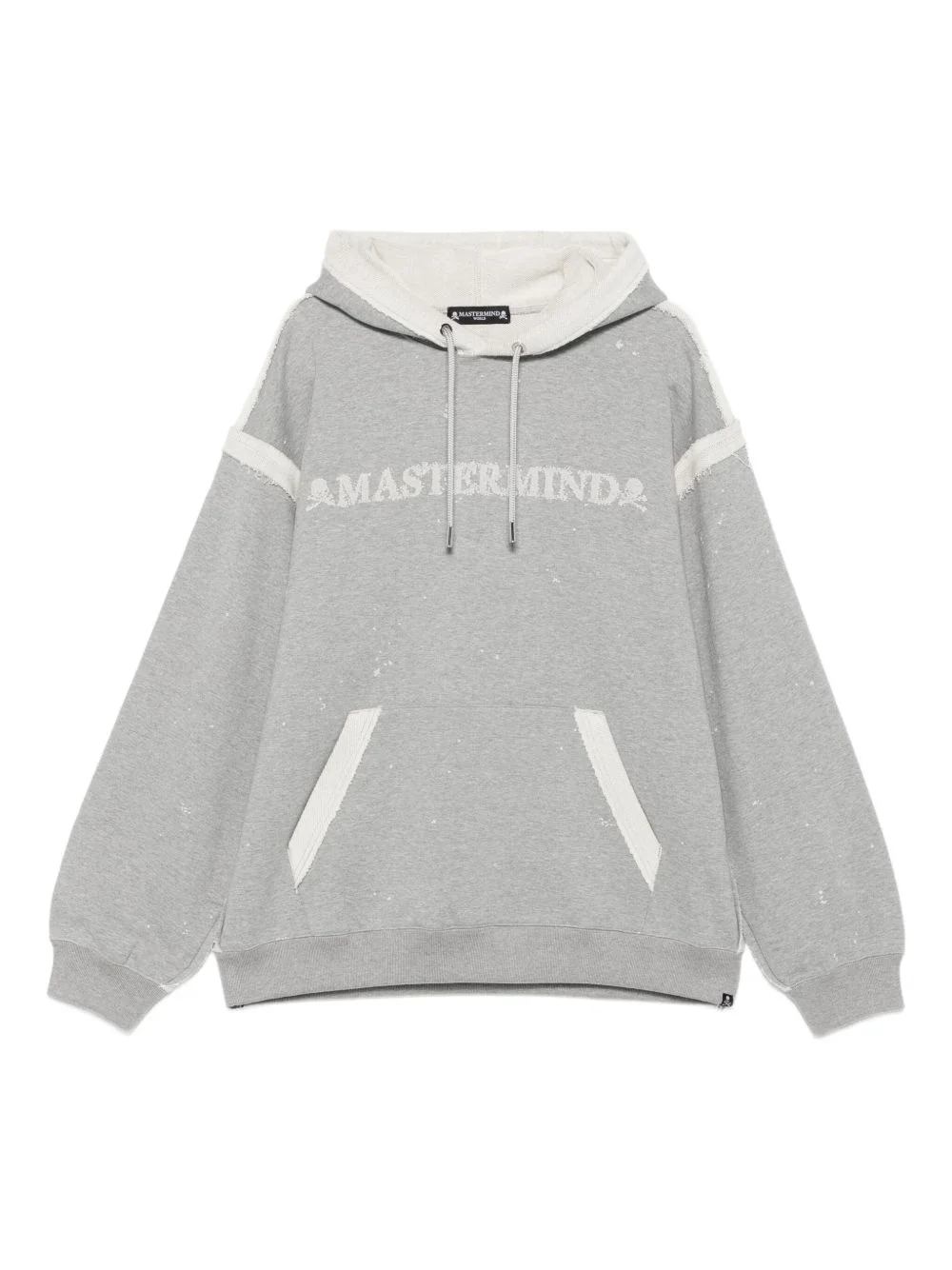 cut-off logo hoodie - 1