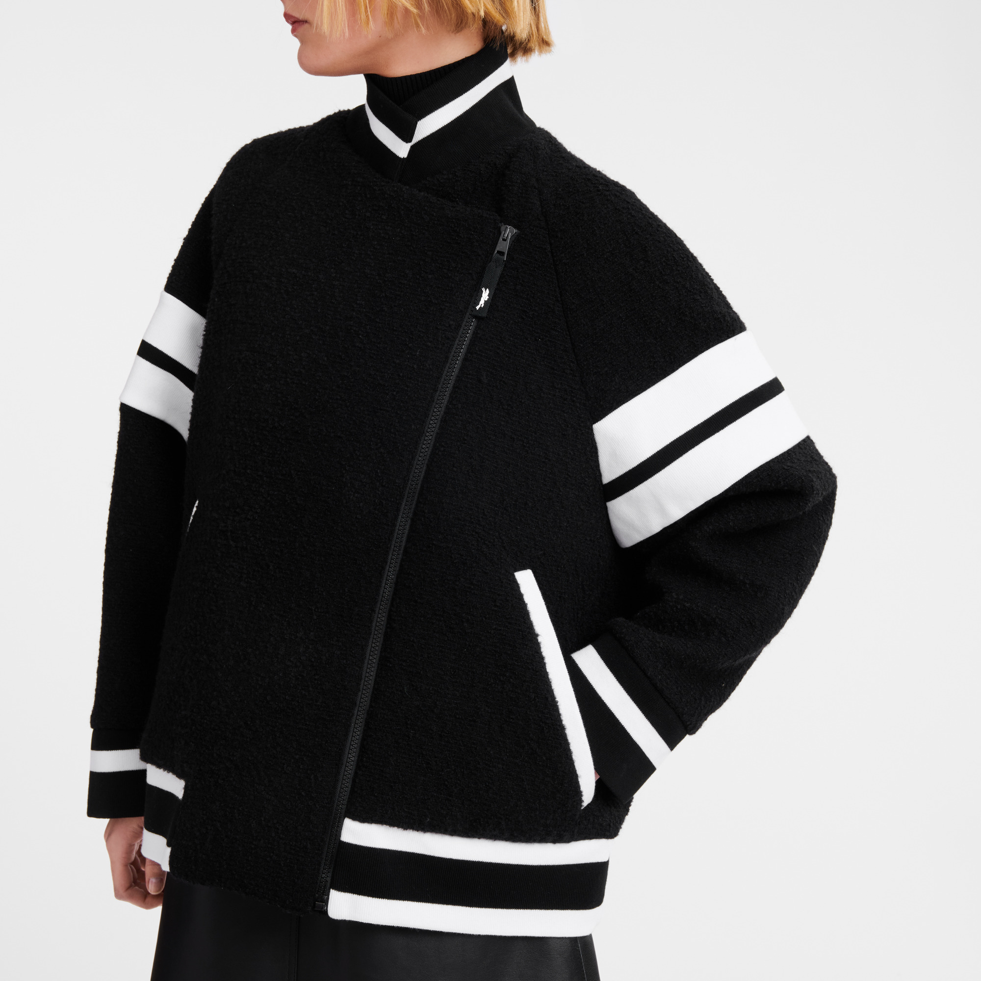 Oversize blouson Black - Bouclette - 5