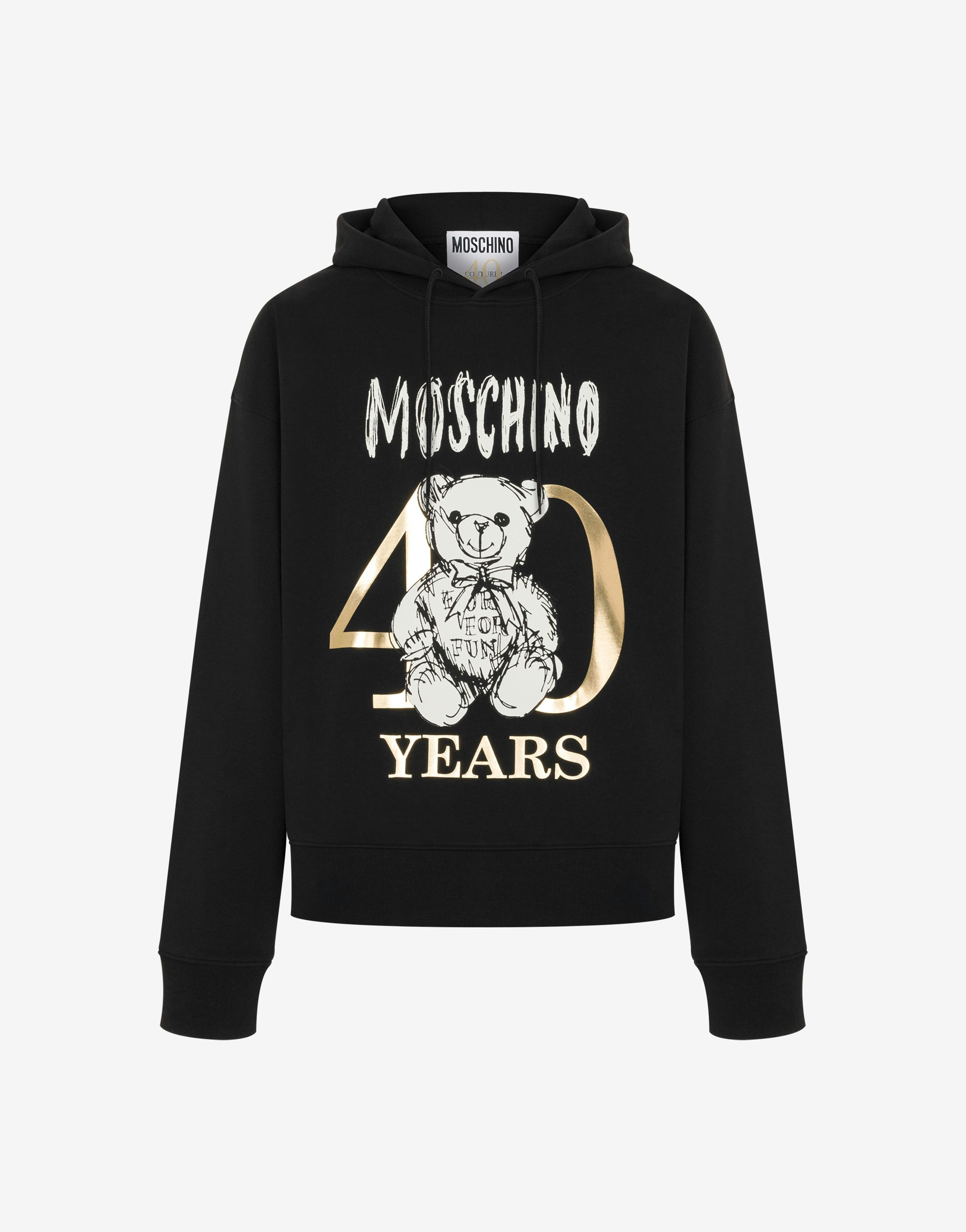 40 YEARS TEDDY BEAR HOODIE - 1