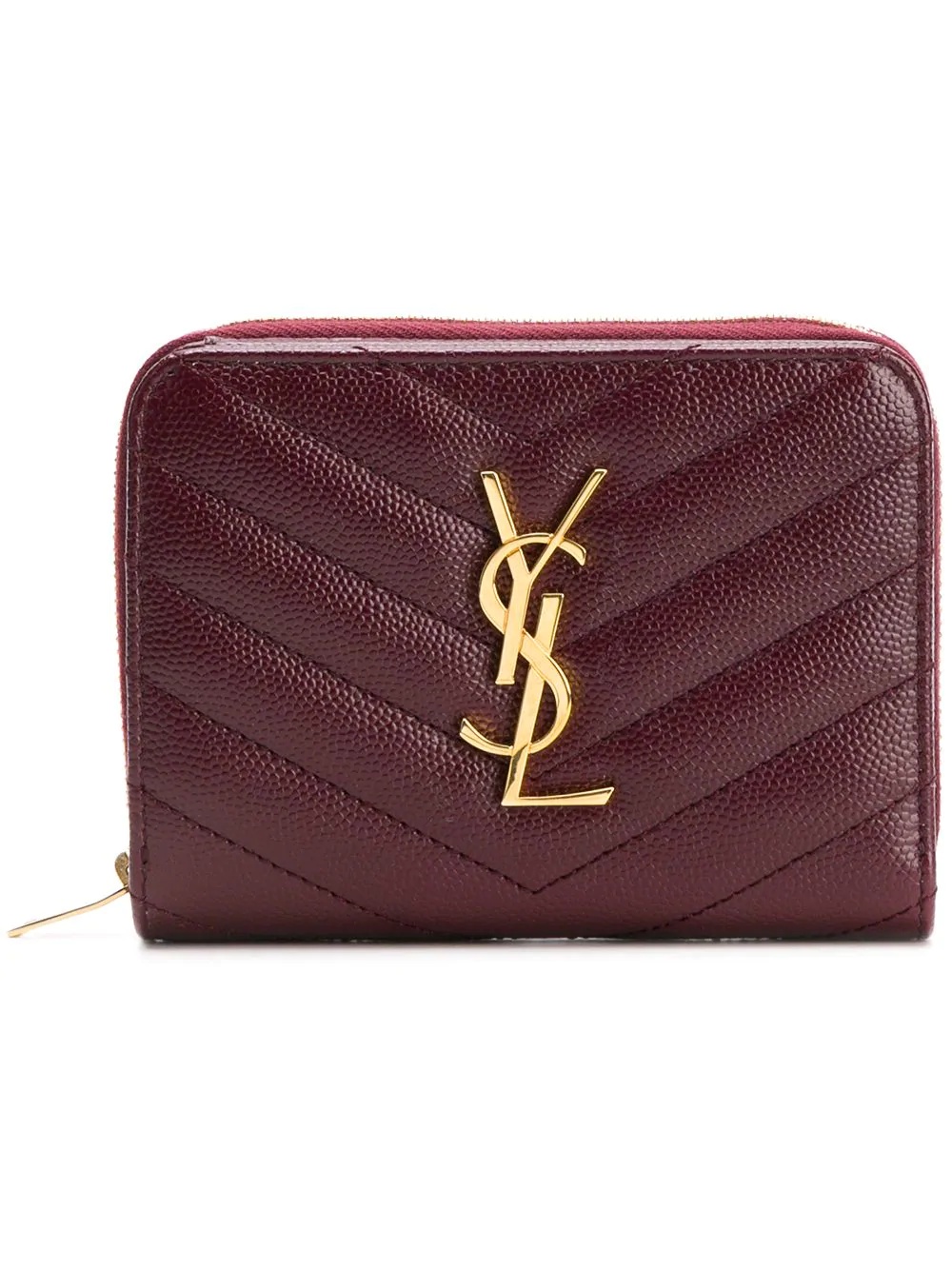 monogram quilted wallet - 1