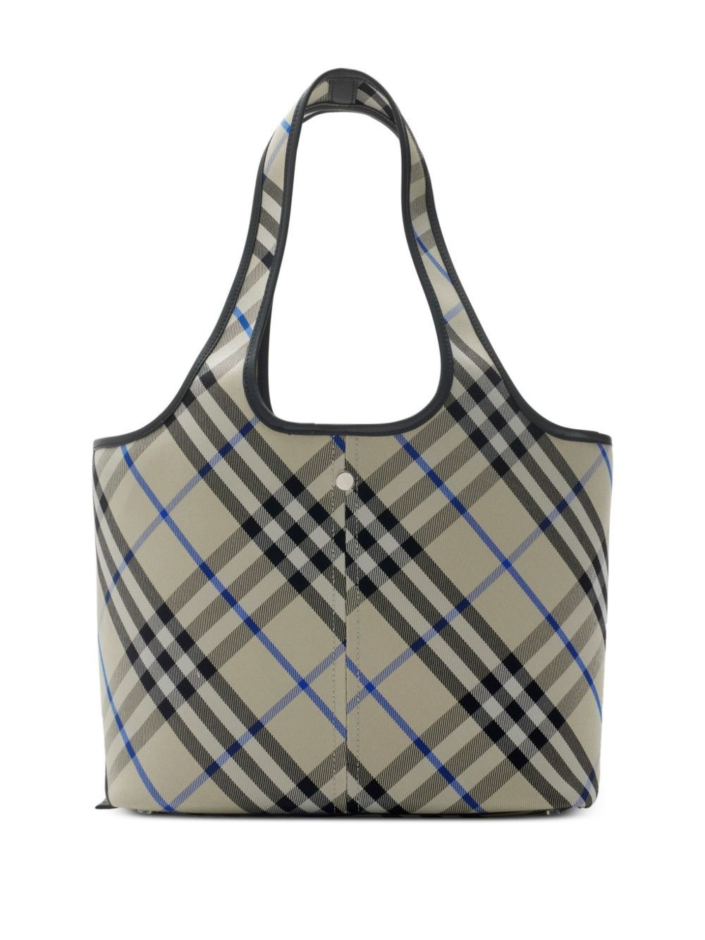 small Check tote. bag - 2