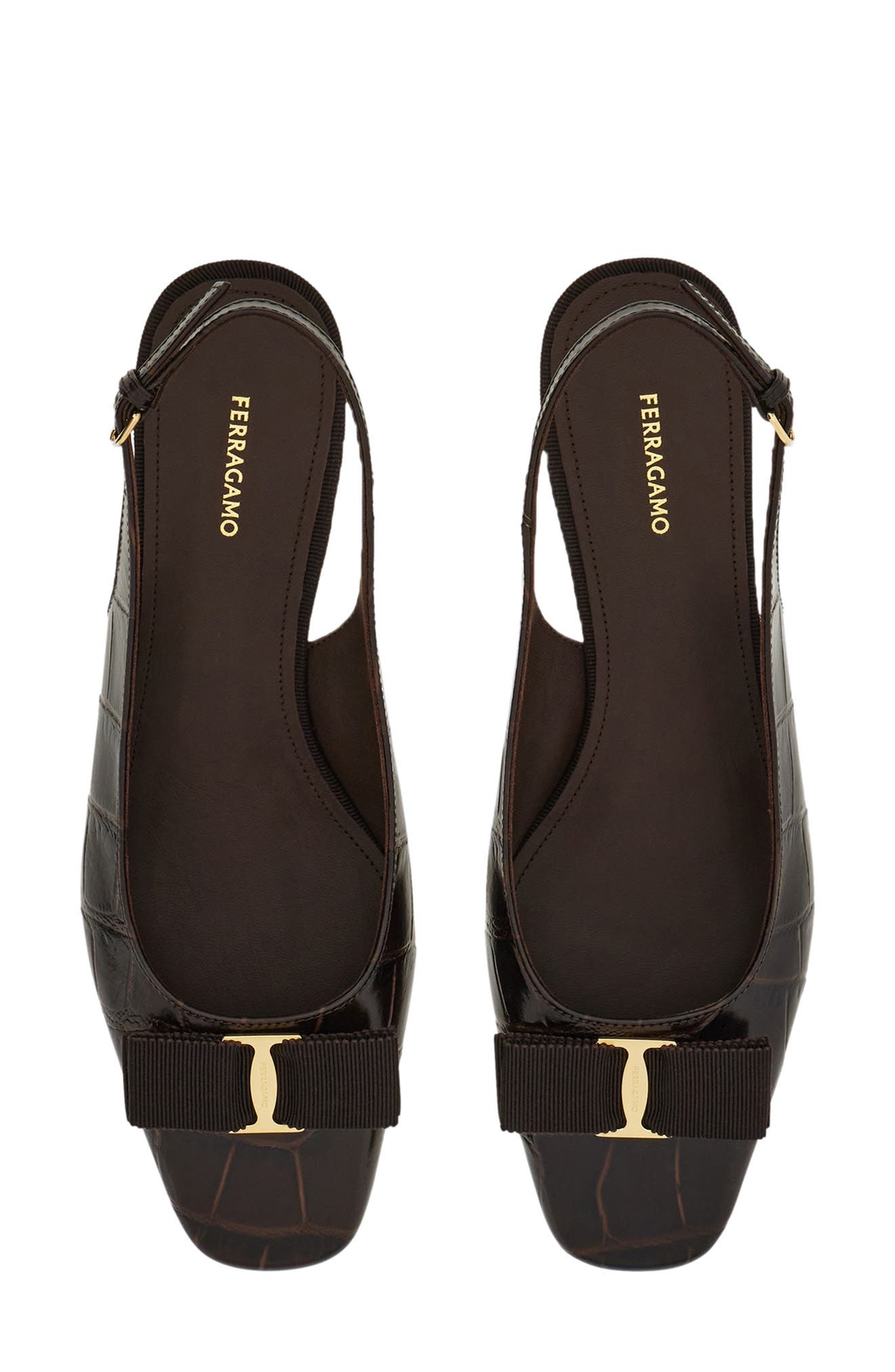 FERRAGAMO Rivada Slingback Pump in Testa Di Moro at Nordstrom - 4