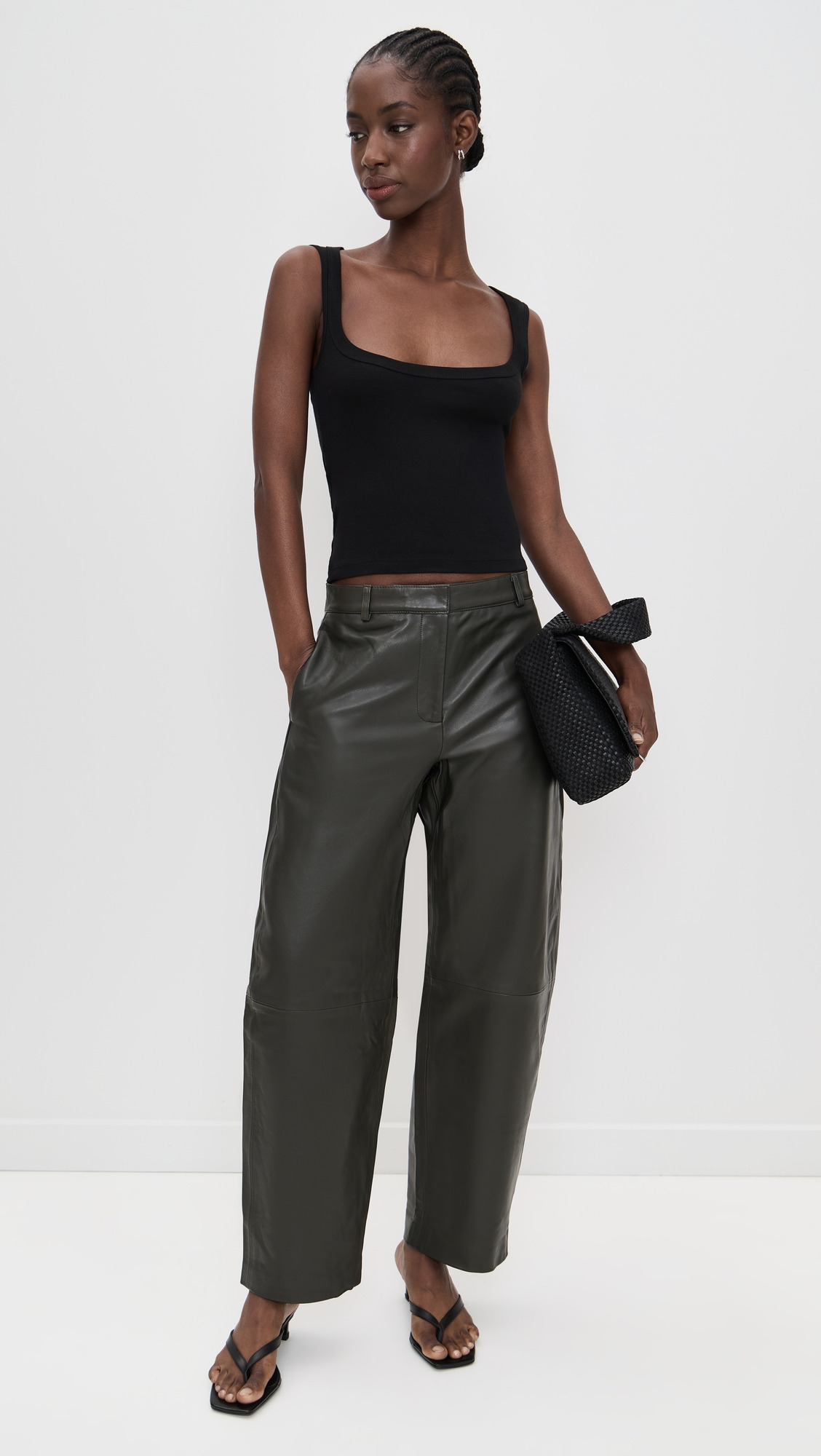 Leather Balloon Pants - 4