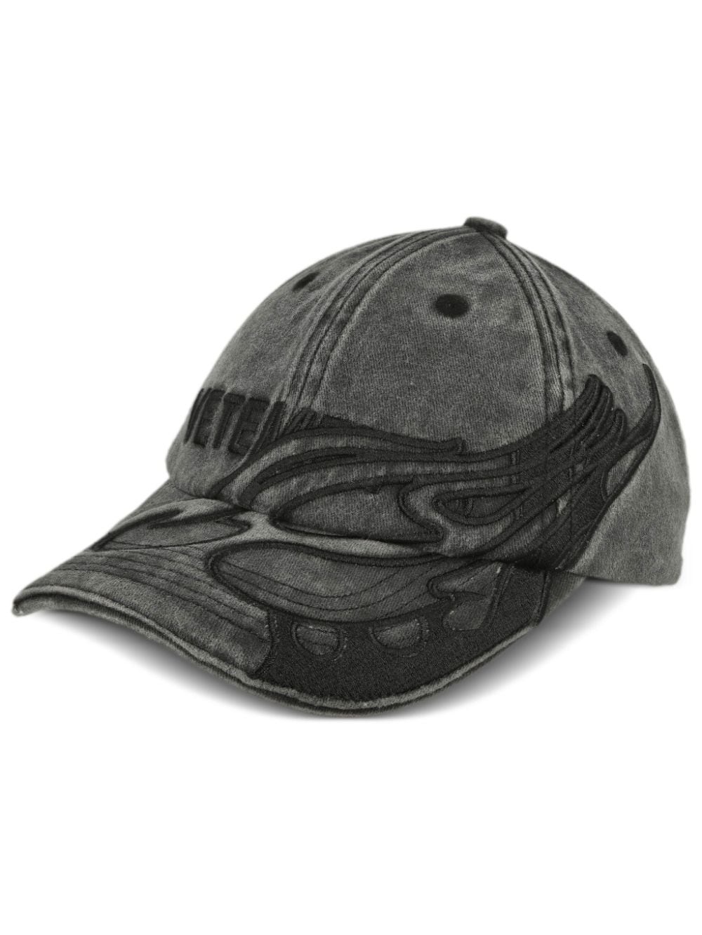 Blackout Flame Logo baseball cap - 1
