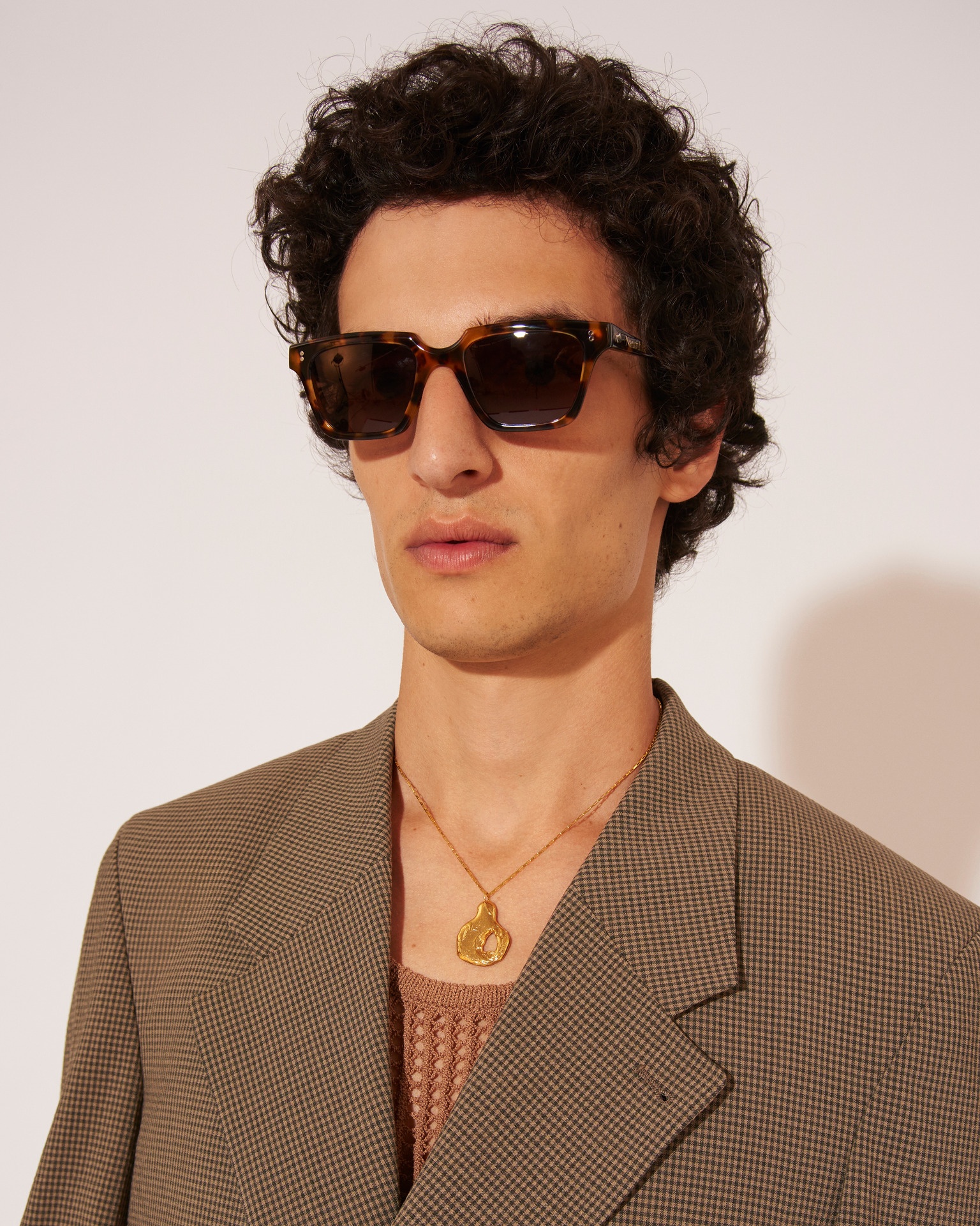 ALVAH - Seersucker jacket - Pebble - 5