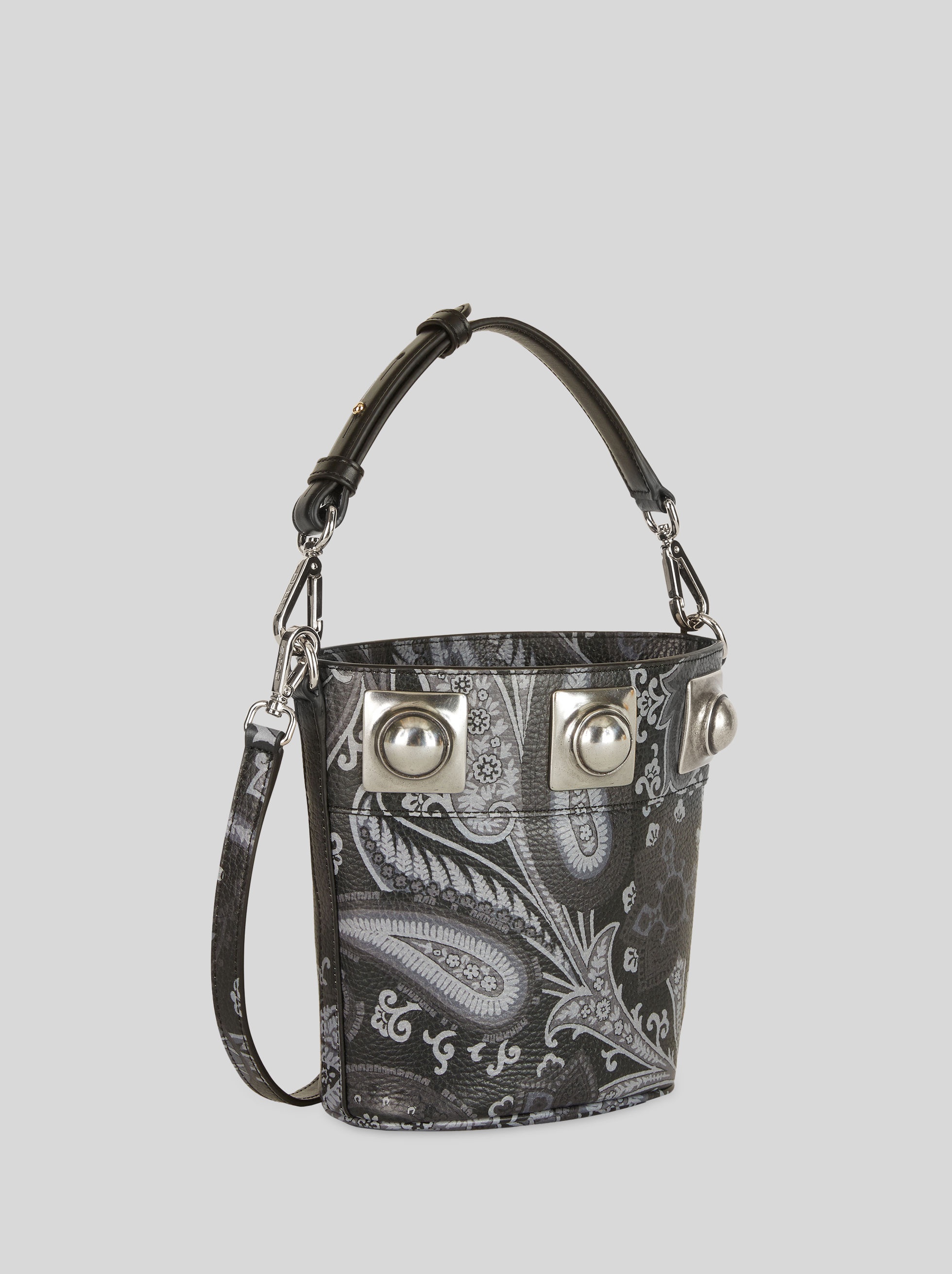 CROWN ME PAISLEY BUCKET BAG - 5