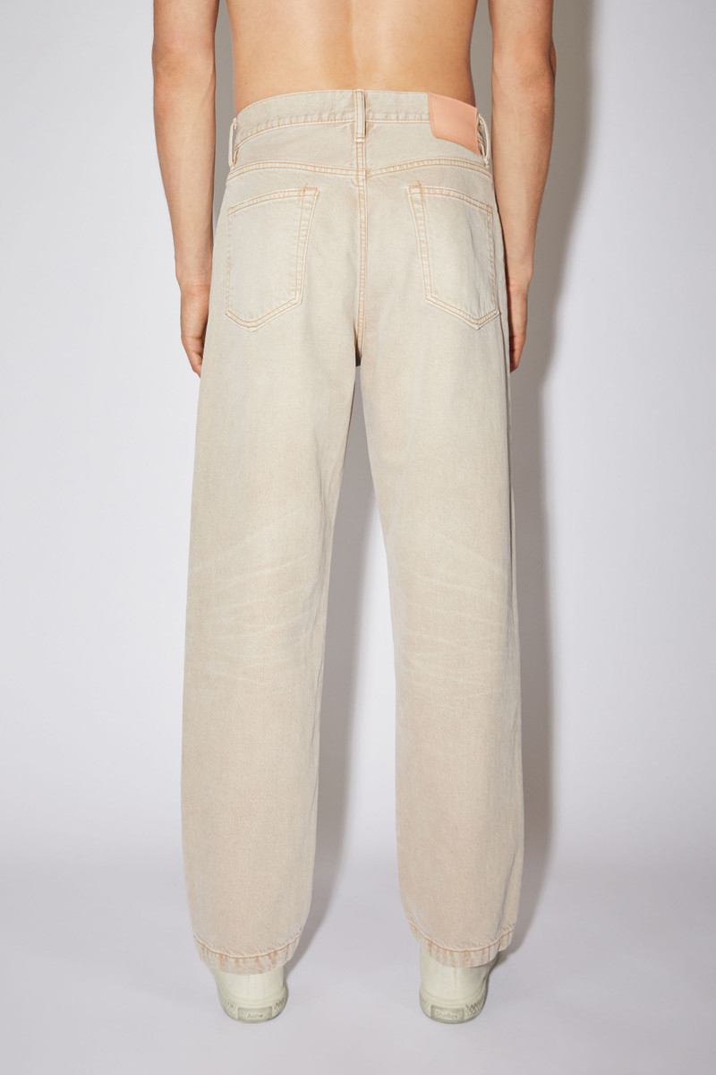 Loose fit jeans - Light beige/brown 5