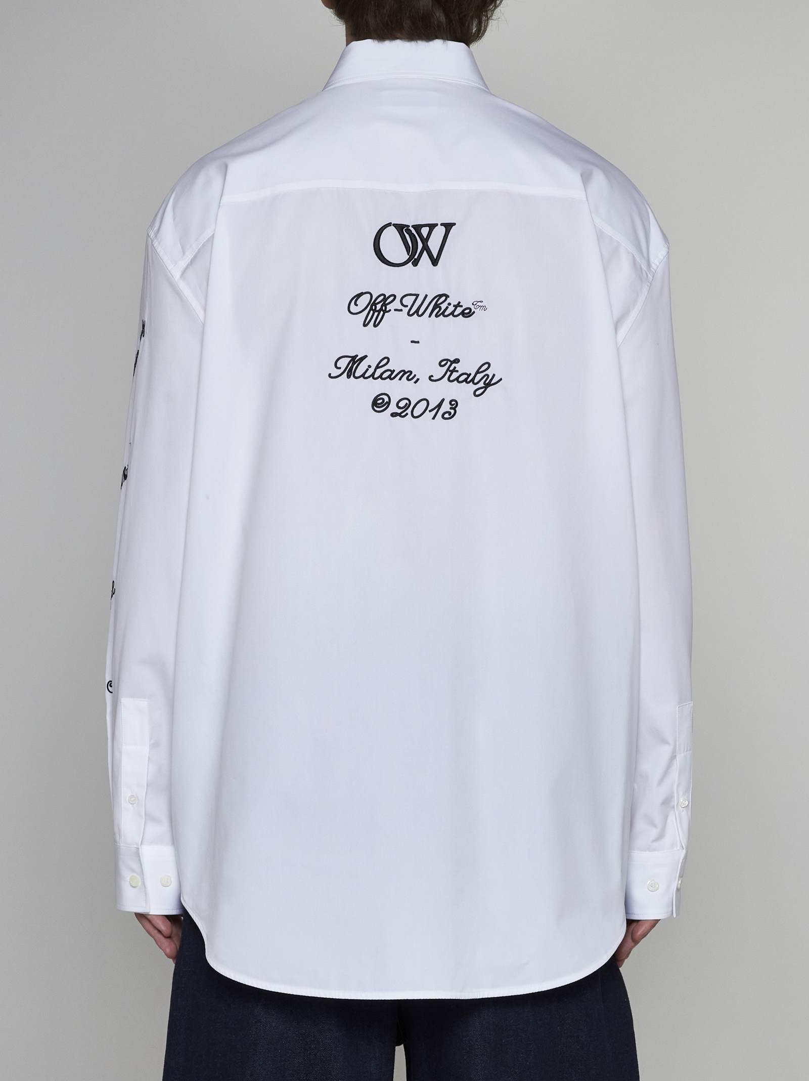 23 logo cotton overshirt - 4