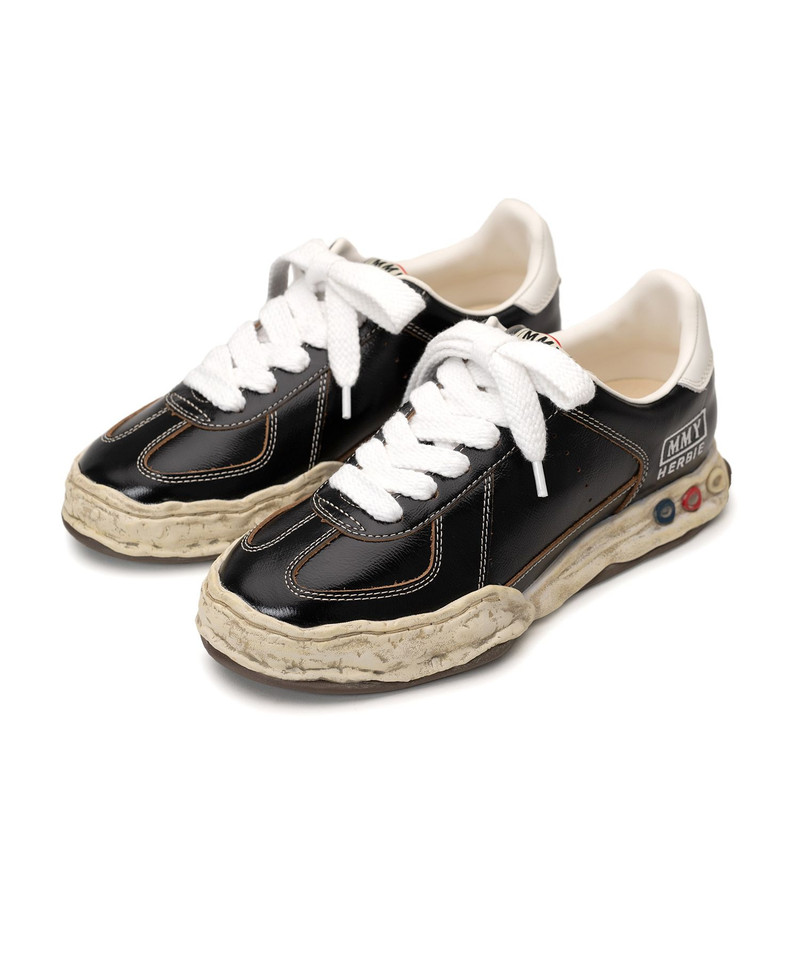 "HERBIE" OG Sole Wrinkled Leather Low-top Sneaker 20
