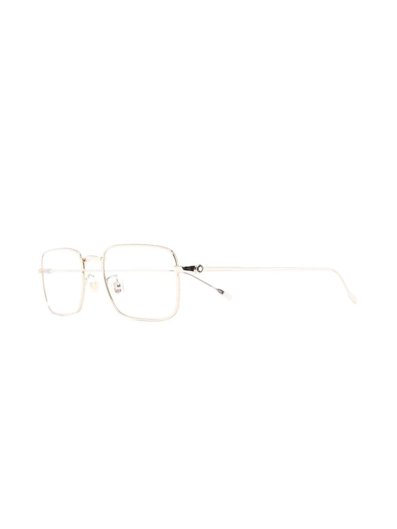 Montblanc MB0212O rectangular-frame glasses outlook