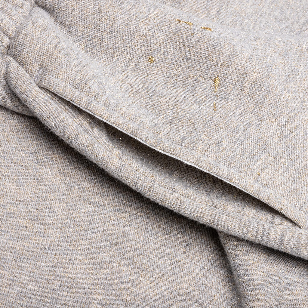 PALM ANGELS PXP PAINTED CLASSIC SWEATPANTS - MELANGE GREY - 4