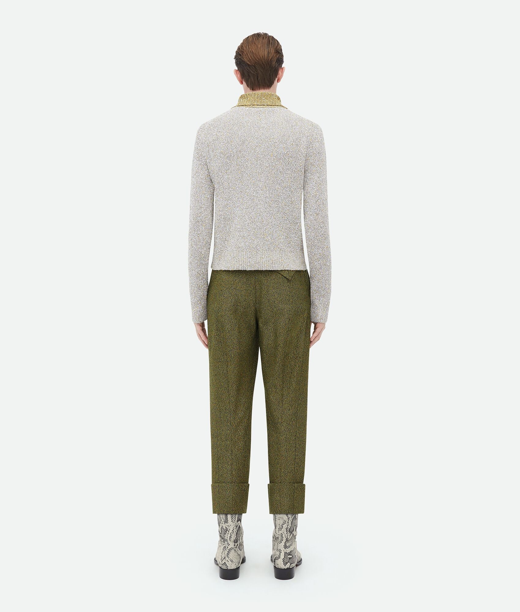 Ribbed Viscose Polo - 3
