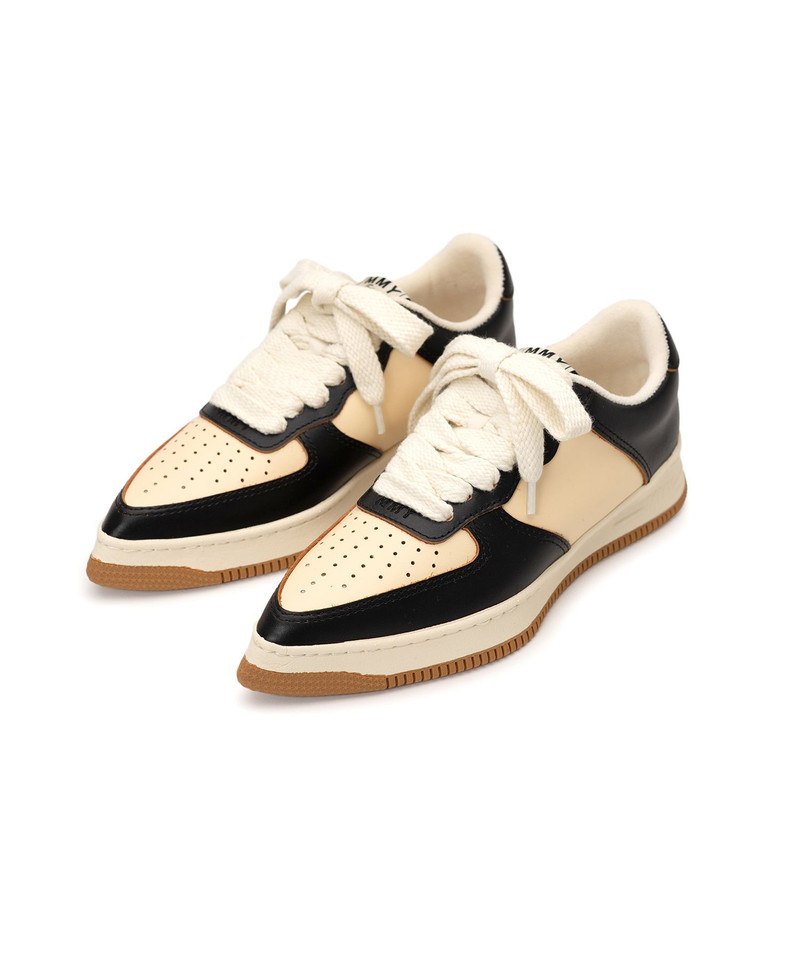 "ROSY" OG Sole Vintage Leather Low-top Sneaker 12
