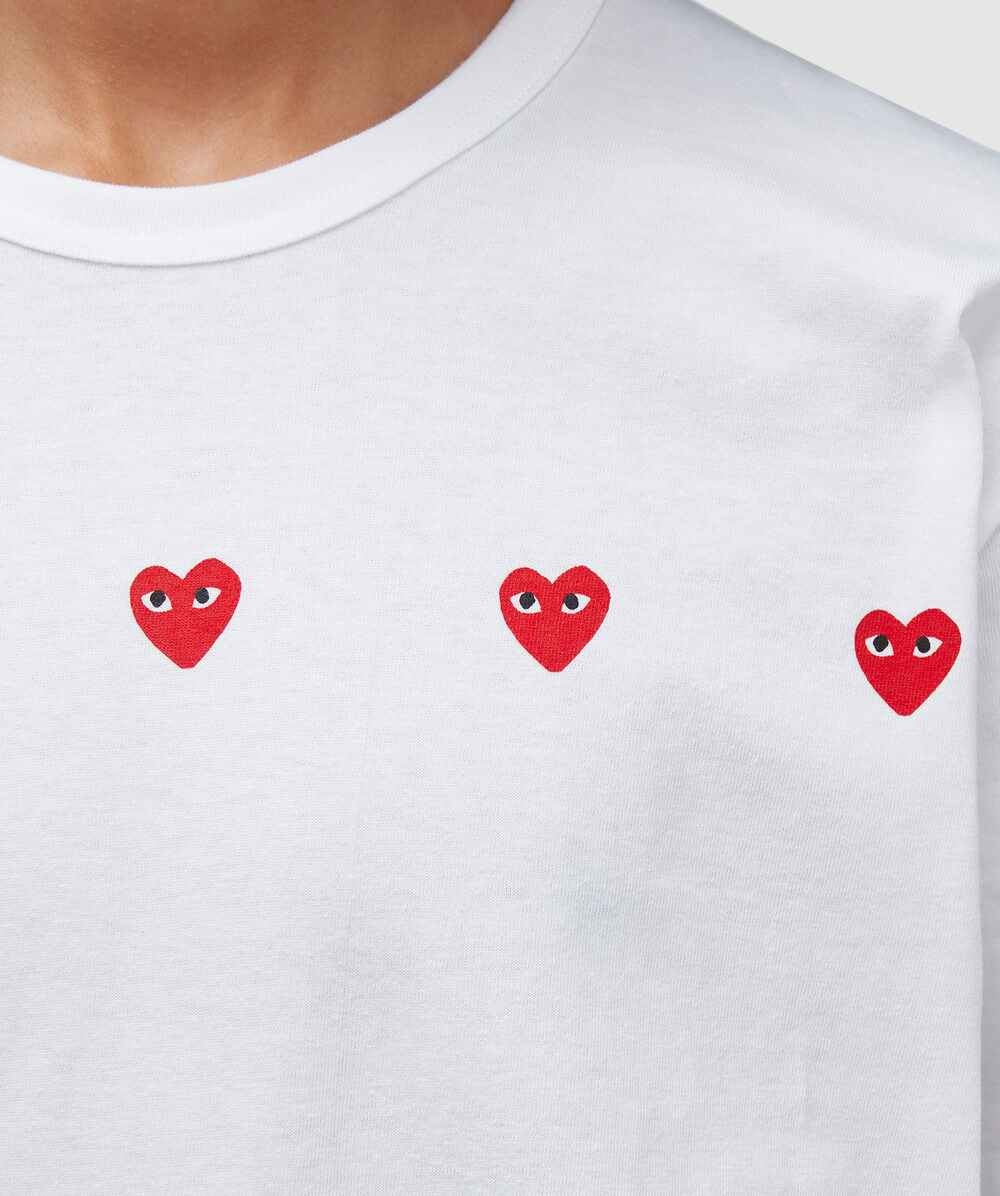 Horizontal hearts t-shirt - 4