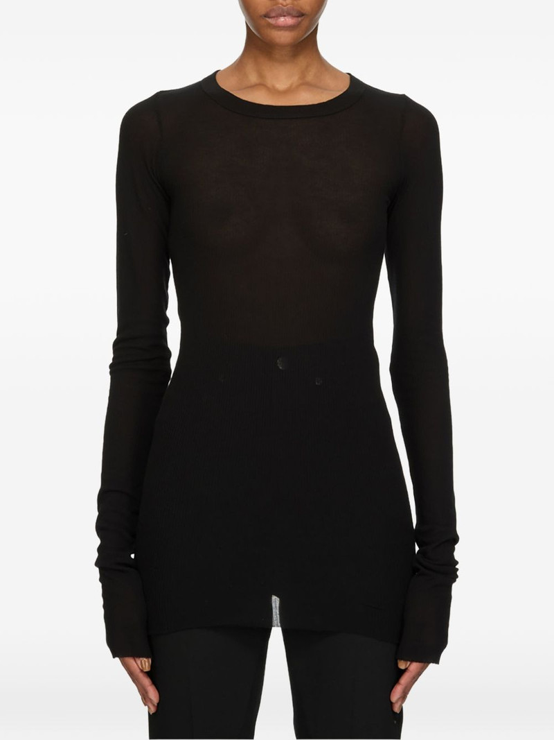 ribbed long-sleeve T-shirt 3