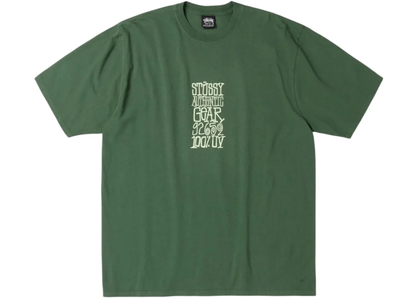 Stussy Authentic Gear Pigment Dyed Tee Pine - 1