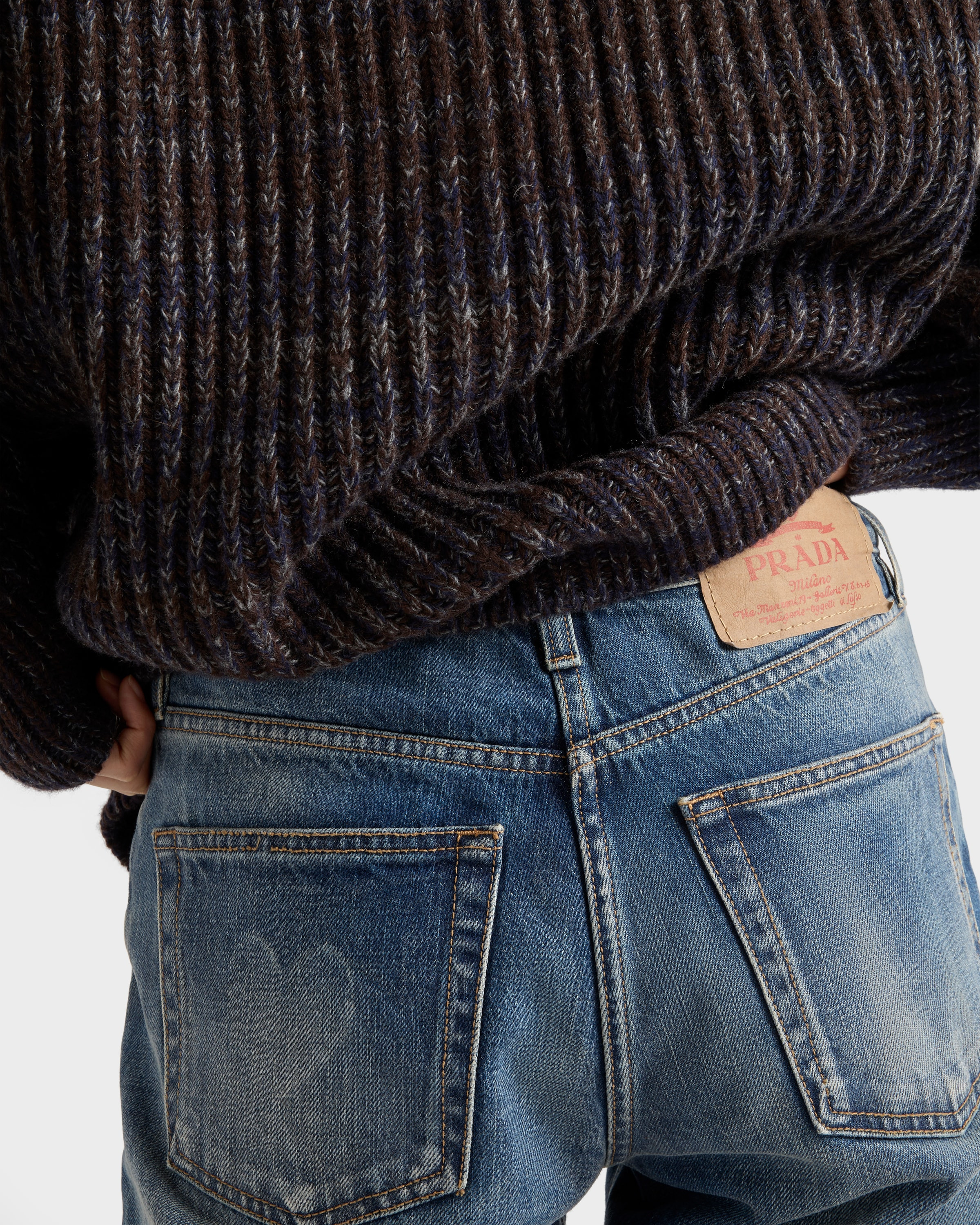 Tapered selvedge denim jeans - 6