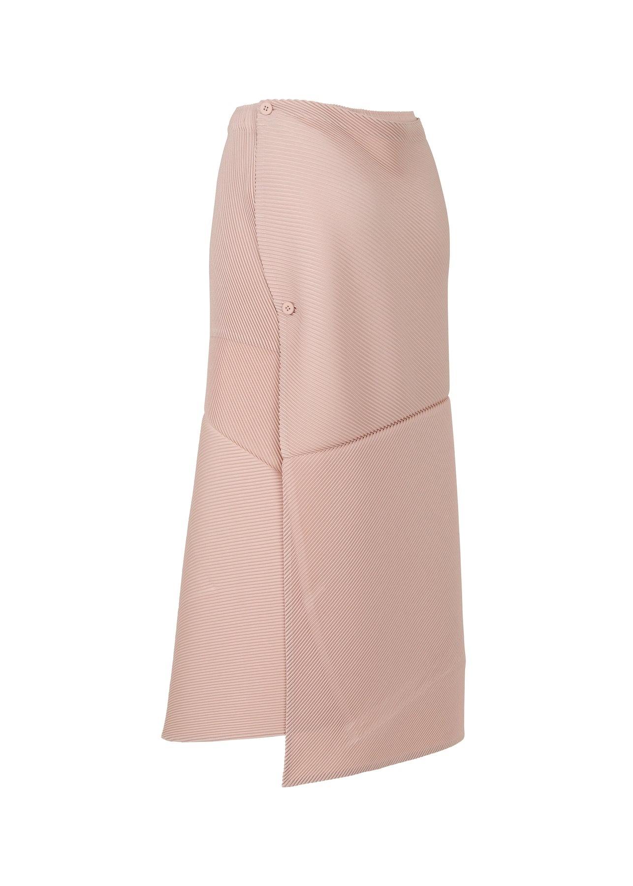 LEATHER LIKE PLEATS SKIRT - 3