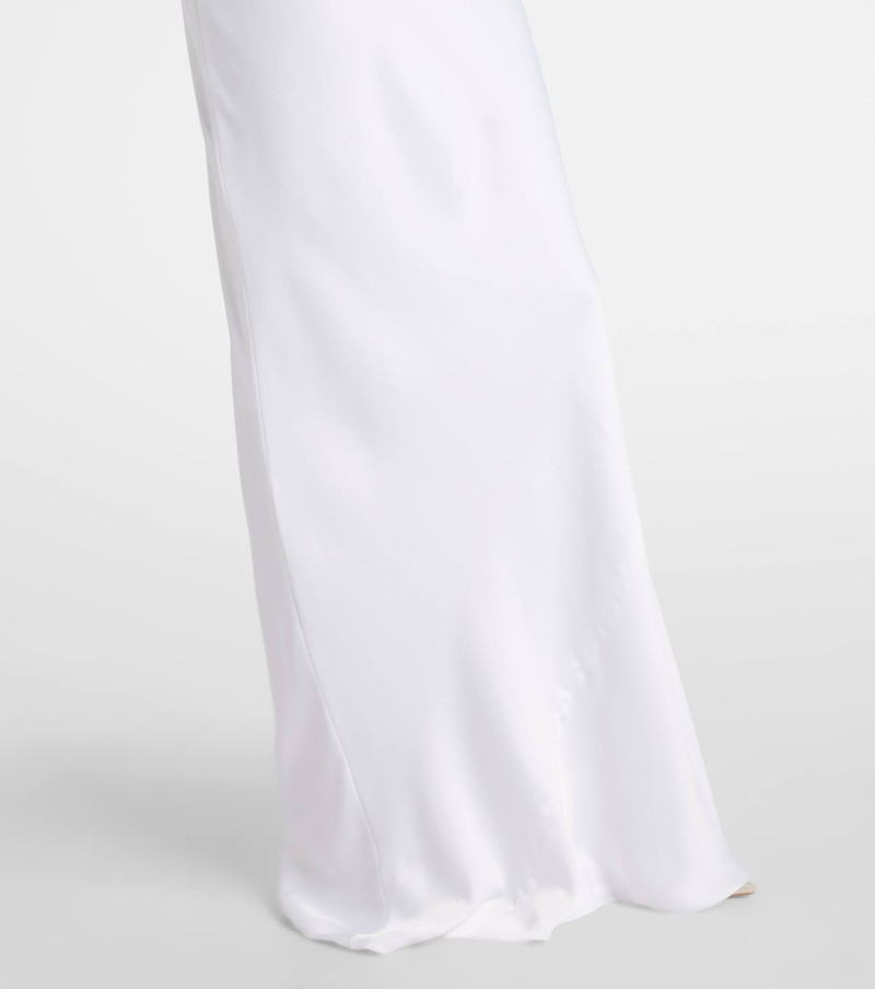 Halterneck draped gown 5