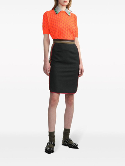 Kolor panelled mini skirt outlook