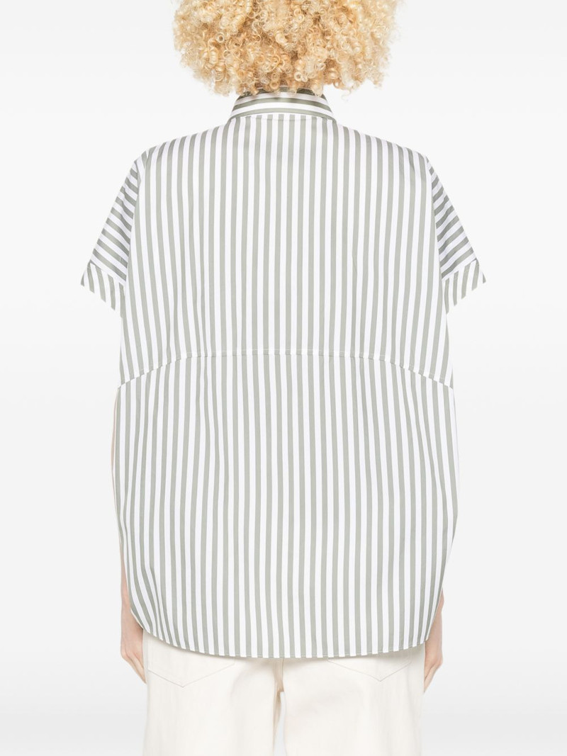 striped-pattern polo top 4