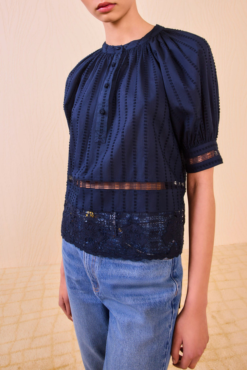 ULLA JOHNSON Faye Puff Sleeve Blouse outlook