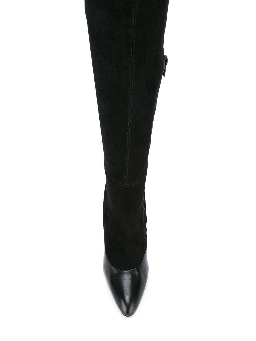 printed heel over-the-knee boots - 4