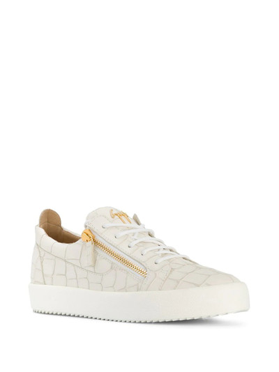 Giuseppe Zanotti Cocco crocodile sneakers outlook