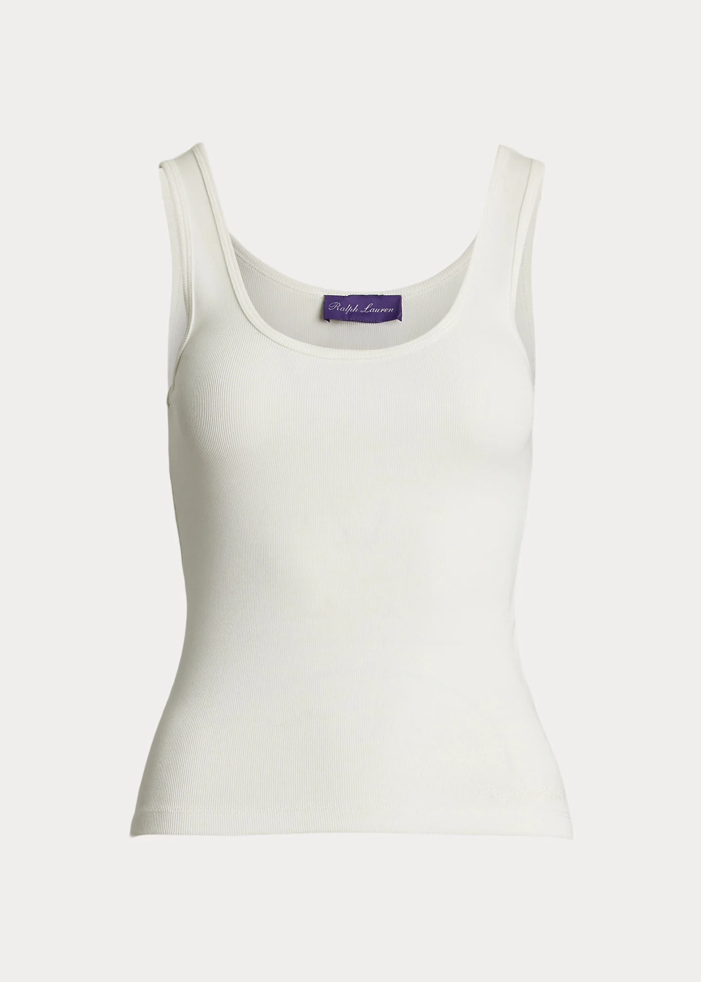 Ellis Rib-Knit Cotton-Blend Tank Top - 1