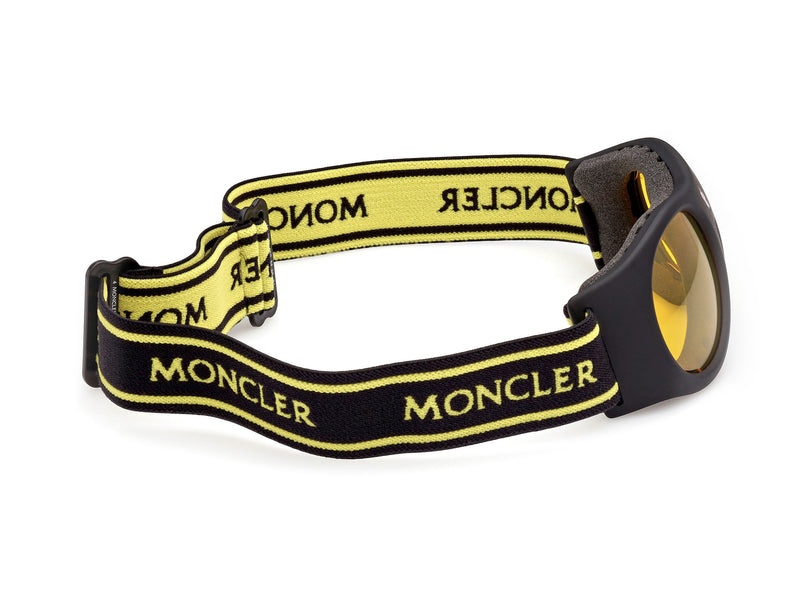 MONCLER Mask Sunglasses Yellow Black - 6