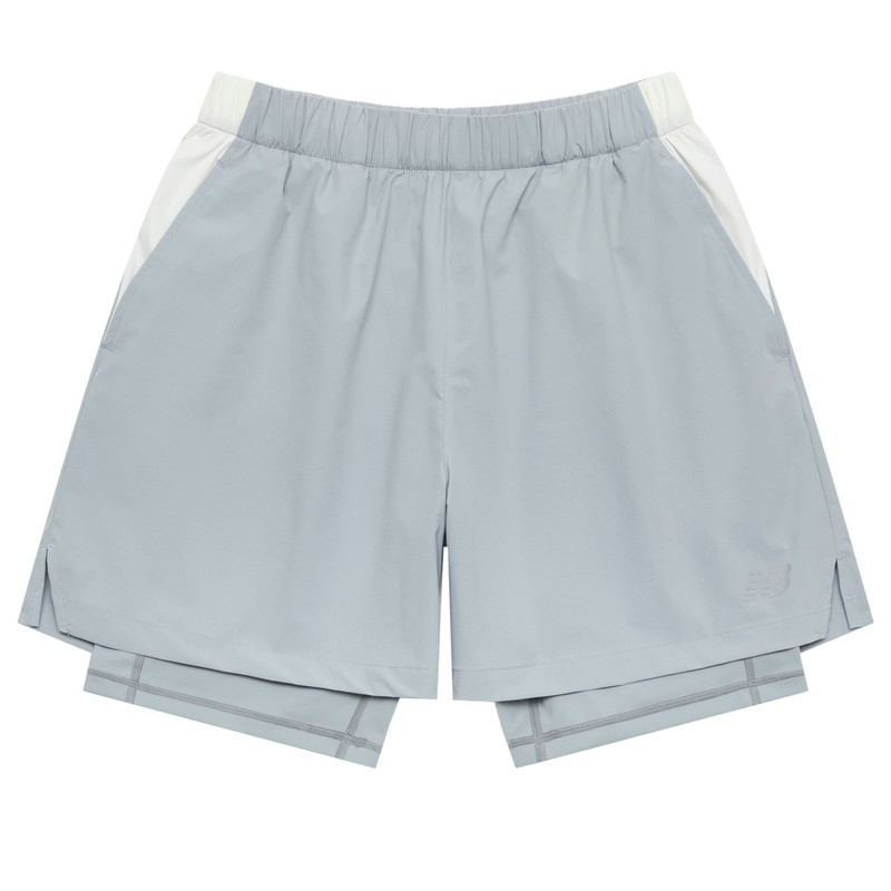 New Balance NB Logo 2 In 1 Short 'Grey' NVE25121-GR 1