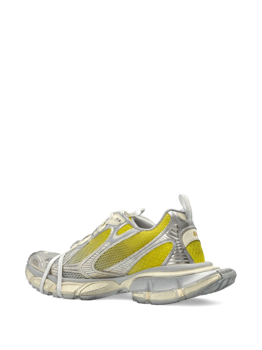 3XL panelled lace-up sneakers - 4
