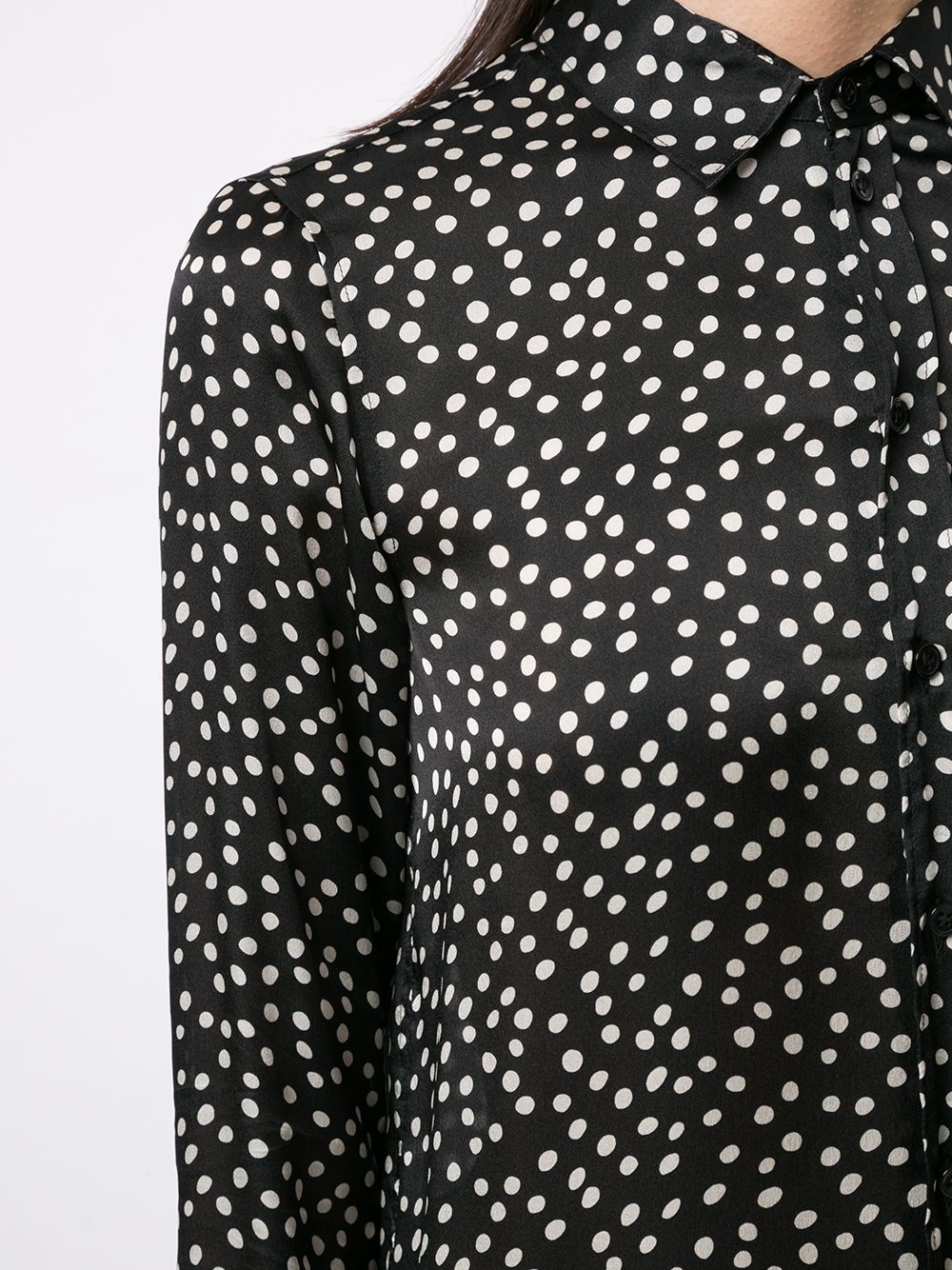 polka-dot print shirt - 5