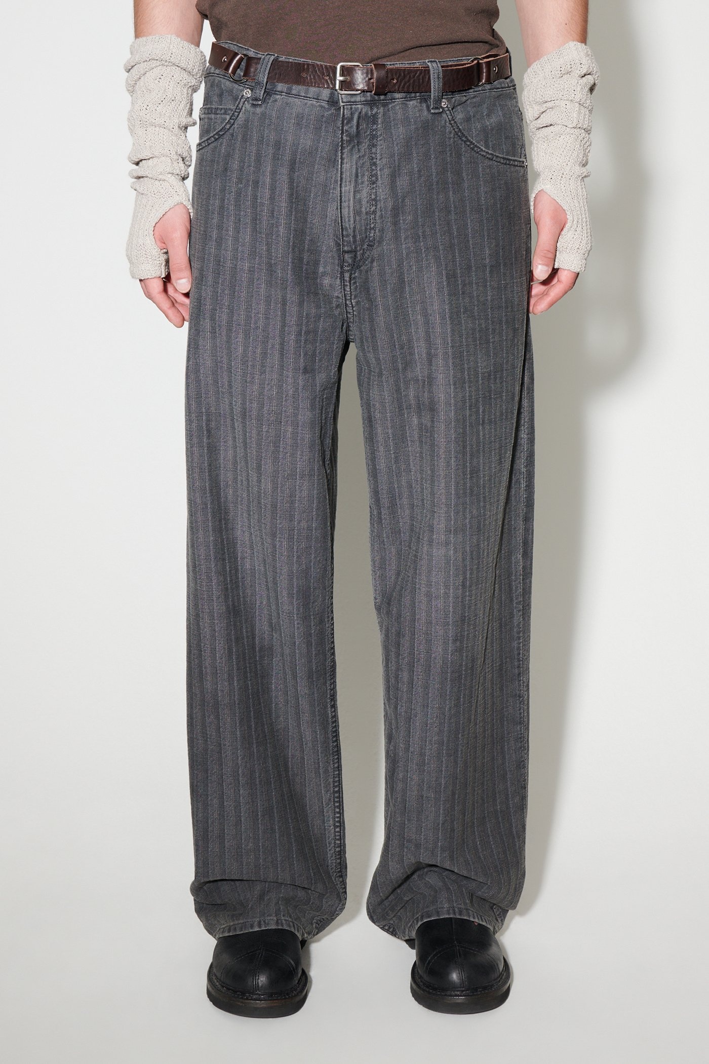 Vast Cut Washed Grey Torino Stripe - 7