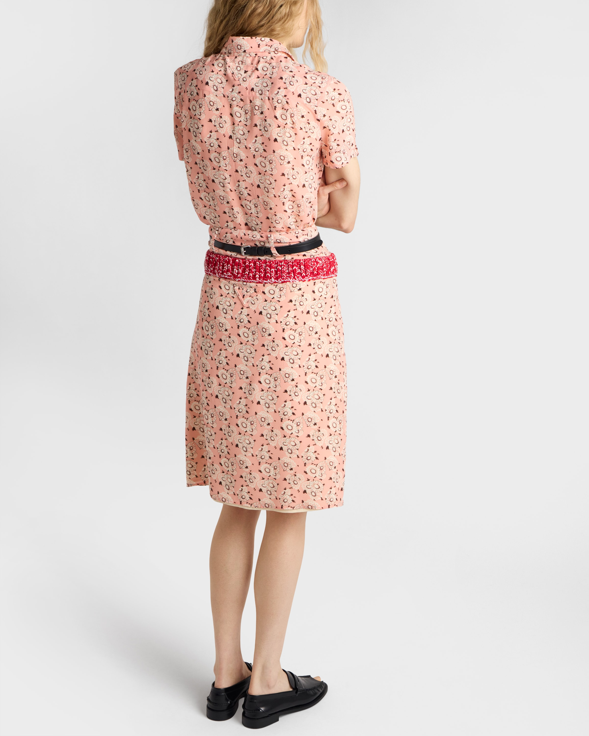 Floral print georgette shirt - 5