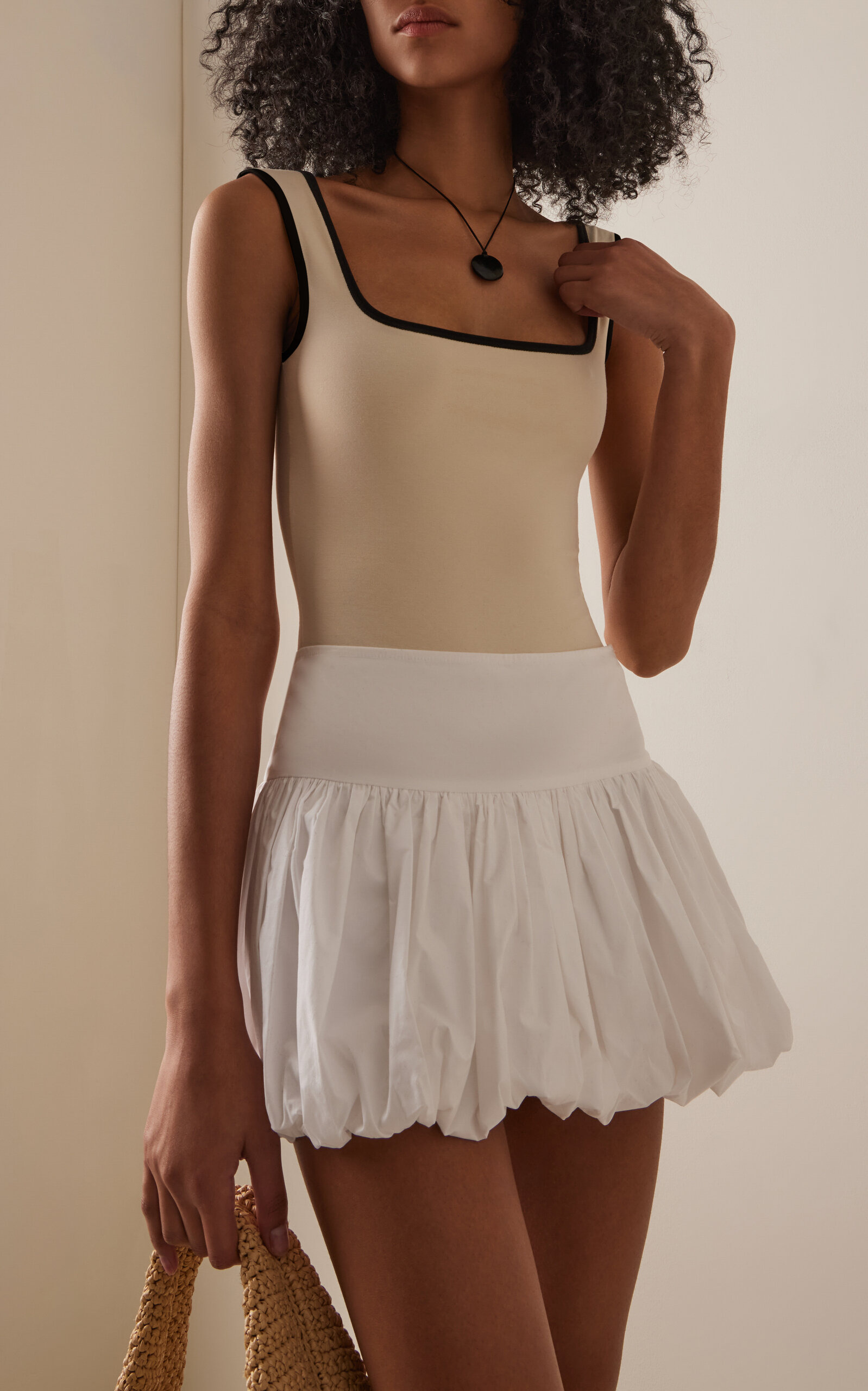 Exclusive Riviera Nur Cotton Bodysuit off-white - 3
