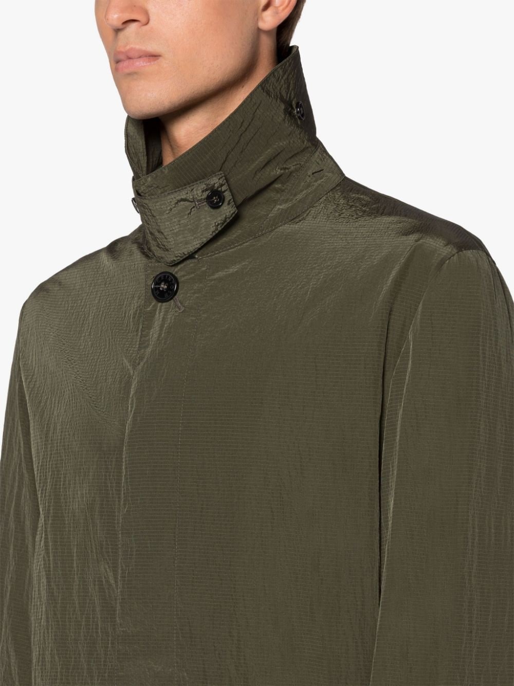 SHOWER MILITARY PACKABLE NYLON COAT - 4
