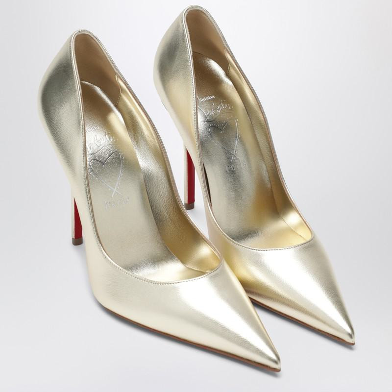 Christian Louboutin Christian Louboutin Miss Z Pumps In Silver Laminated Nappa outlook