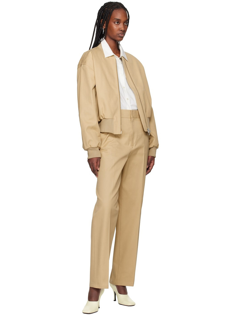 FILIPPA K Beige Tailored Cotton Trousers outlook