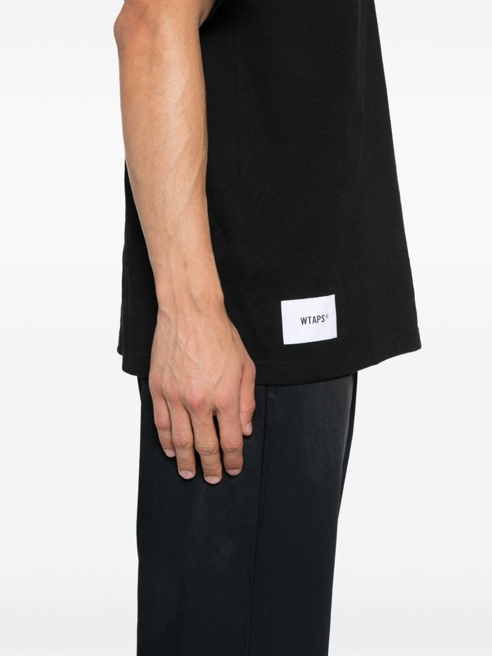 logo-patch T-shirt - 4