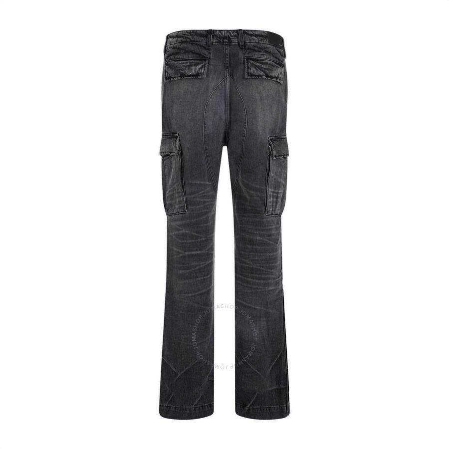 Amiri Storm Grey M65 Cargo Denim Jeans - 2