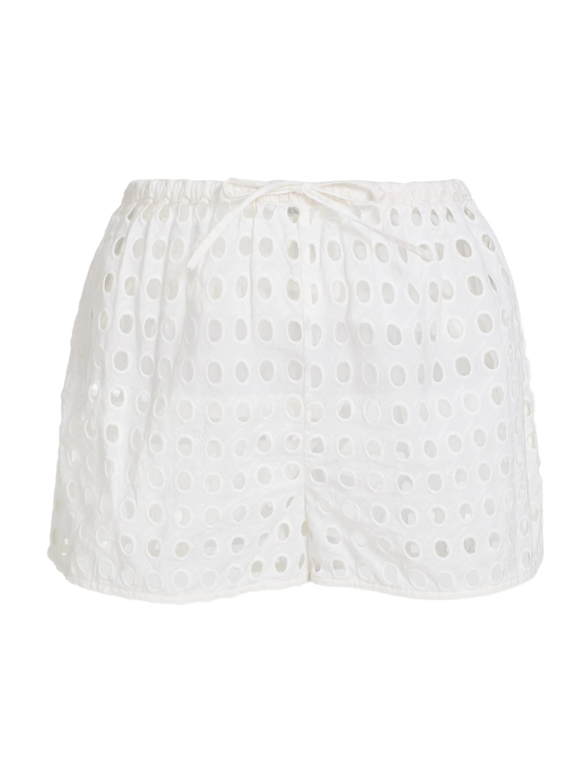 Women's The Remi Cotton Eyelet Shorts - Optic White - 1