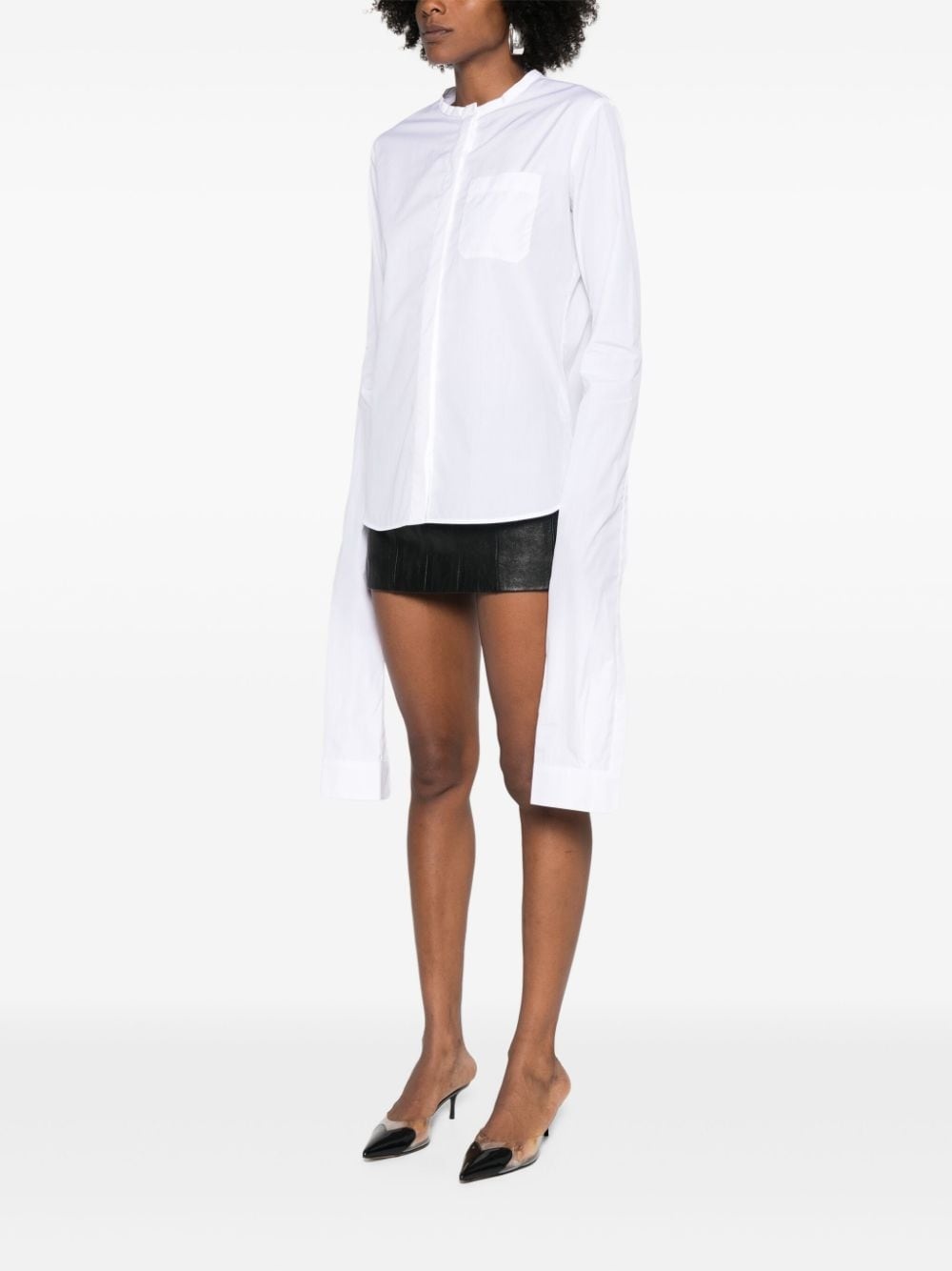 knot-sleeve shirt - 3