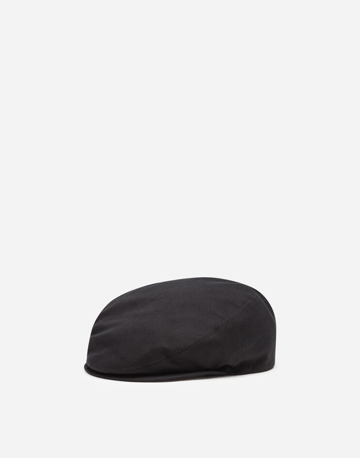 Stretch cotton flat cap - 1