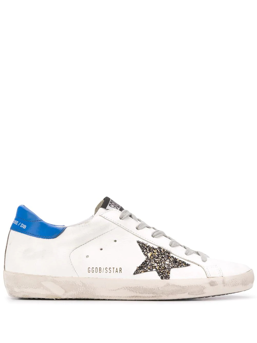 Superstar glitter detail sneakers - 1