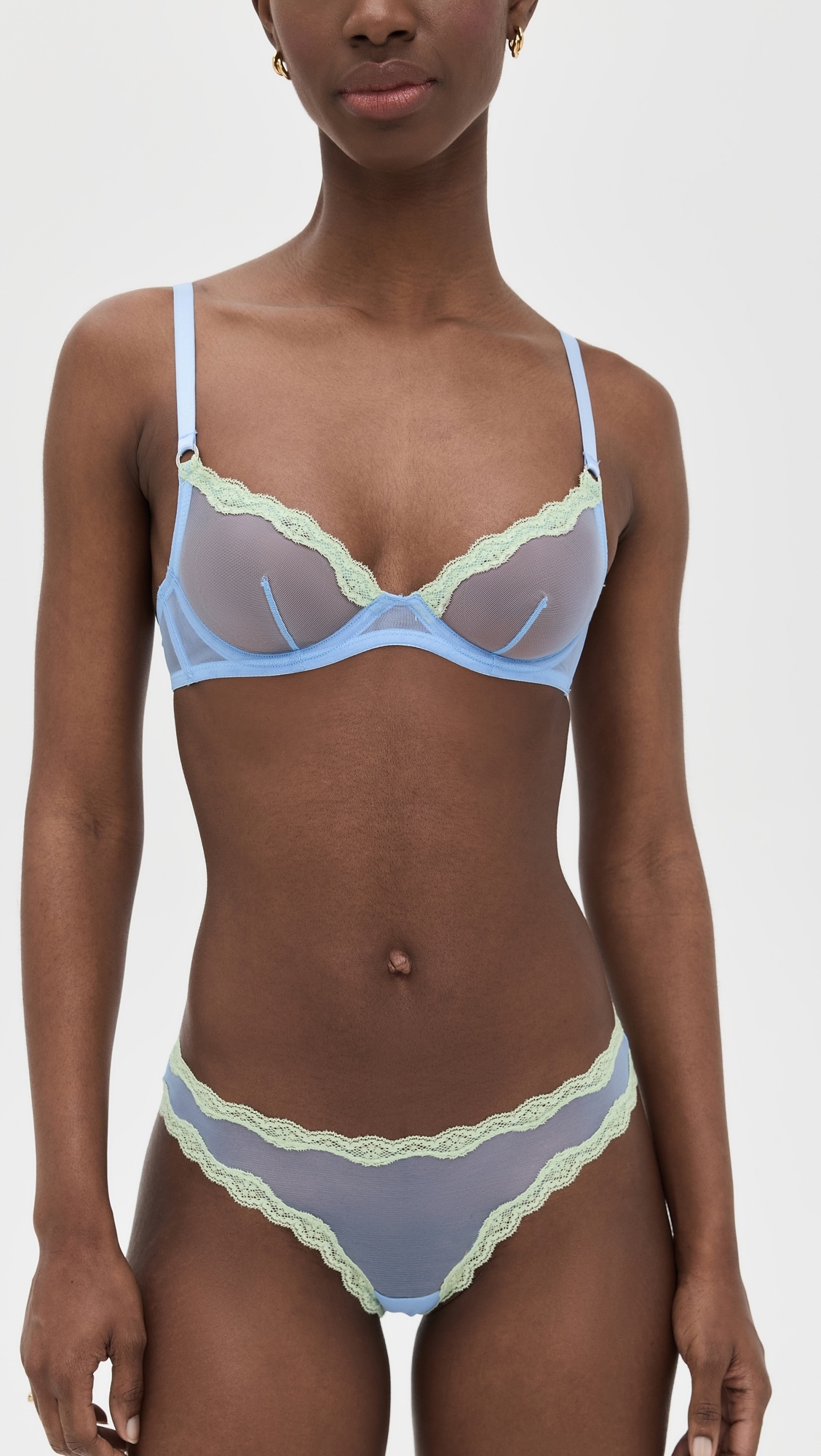 Sheer Tulle Thong - 3
