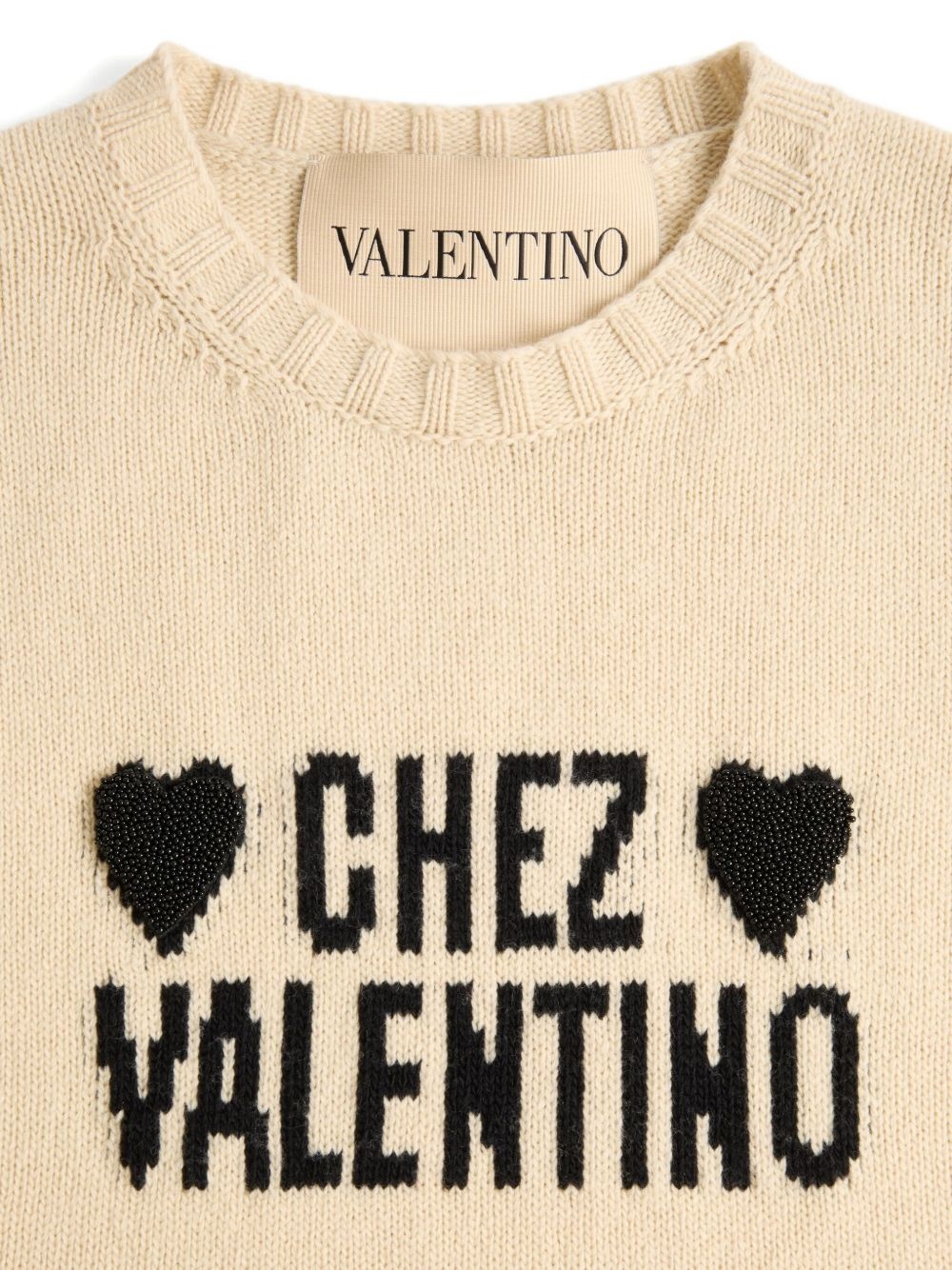 heart-embellished sweater - 7