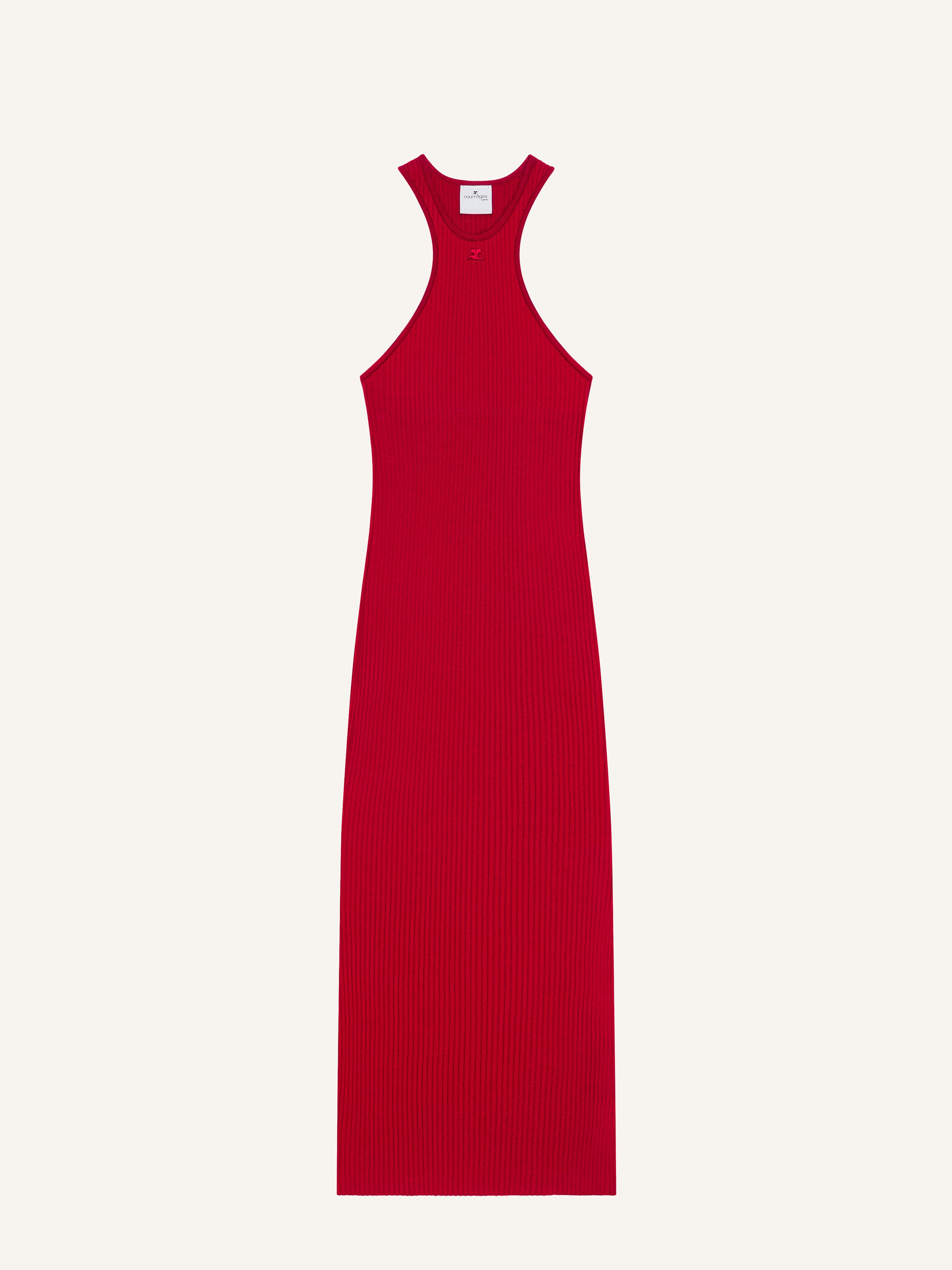 SCUBA RIB KNIT DRESS - 1