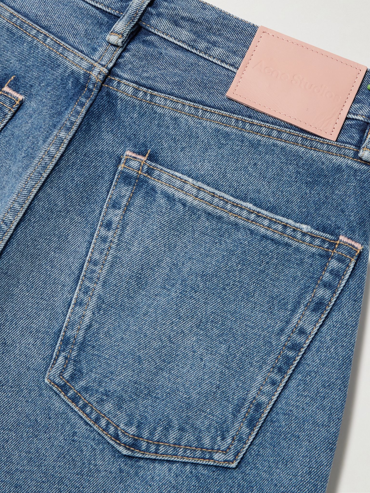 1981 low-rise wide-leg organic jeans Blue - 6