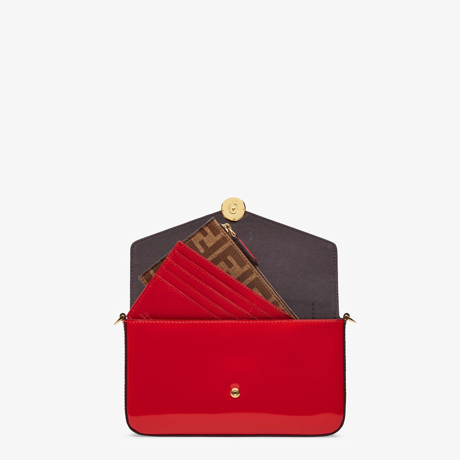 Mini bag in red patent leather - 6